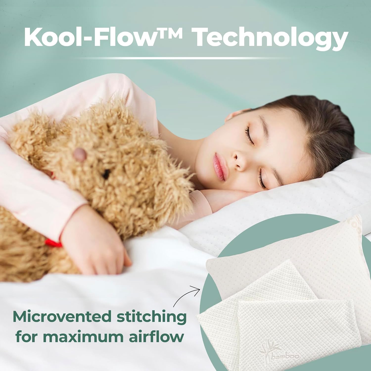 Pillow Covers - Zippered Body Pillow Protector (White, Kids)