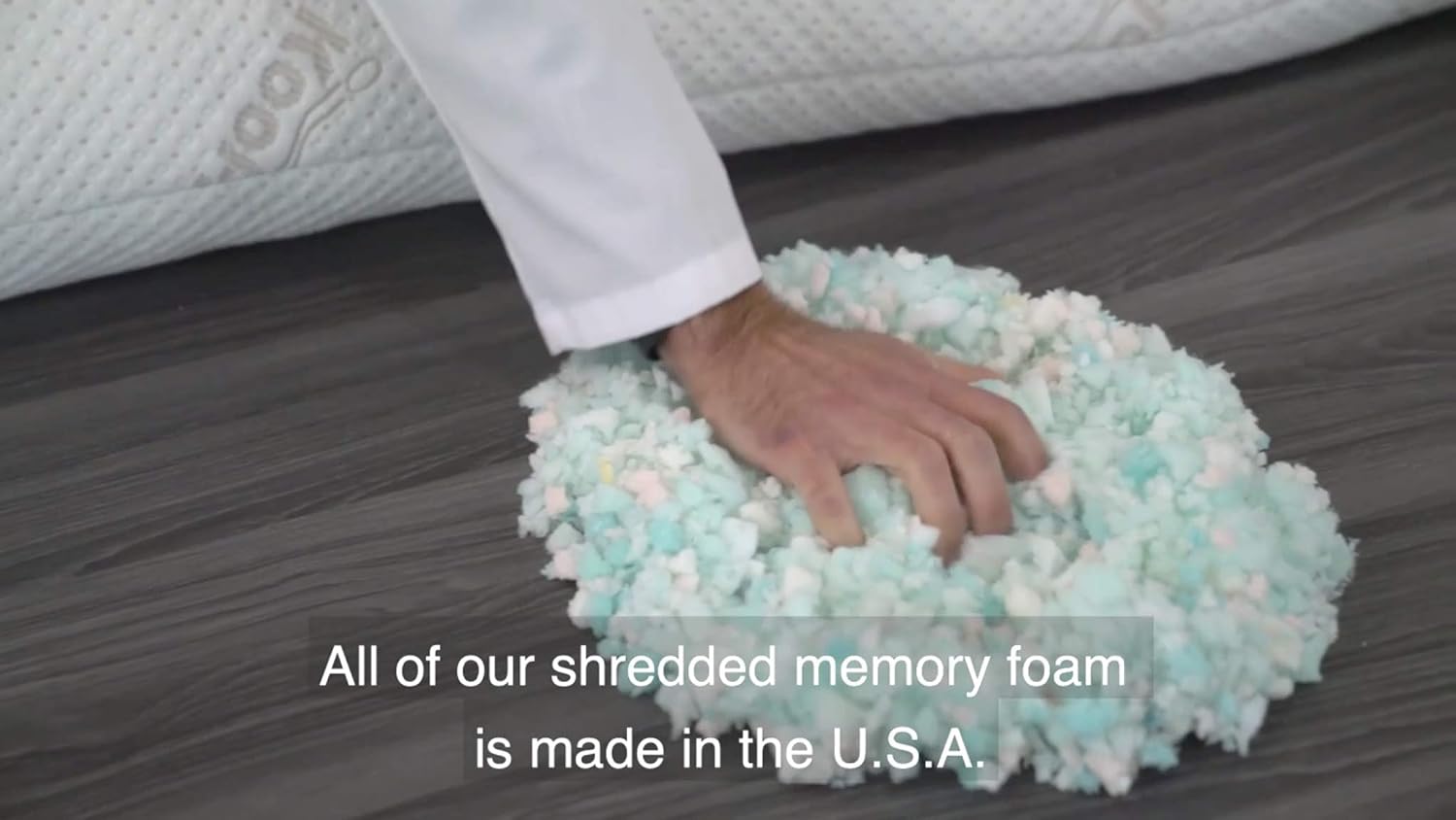 Shredded Memory Foam Fill - 1/2 Lb. Bag